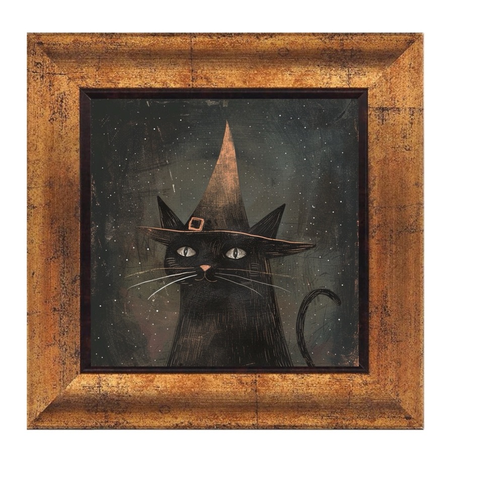 Halloween Cat Wall Art